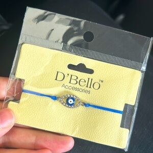 Blue Evil Eye Adjustable Bracelet